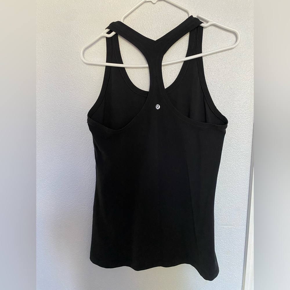 Lululemon Women's Run Swiftly Tanktop Run Sweat Repeat, Sweat Life Size M Black